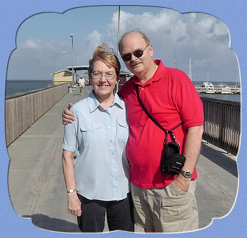 Pastor Dave and Cindi at the Walk for Life in Fairhope at the pier, May 2, 2009.