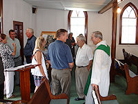 Visiting Pastor Neil Pape - July 3, 2011. - Click to enlarge.