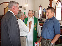 Visiting Pastor Neil Pape - July 3, 2011. - Click to enlarge.