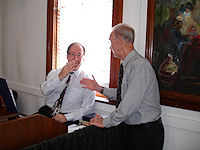 Visiting Pastor Neil Pape - July 3, 2011. - Click to enlarge.