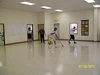 Floor Waxing - July 26, 2011. - Click to enlarge.