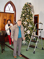 Christmas Decorating - November 28, 2009. - Click to enlarge.