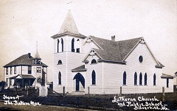 Picture of Zion Lutheran Church about 1920.