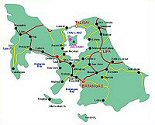 Map of the province of Batangas in the Philippines. - Click to Enlarge.