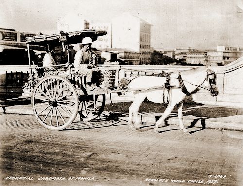 Caromata in Manila, 1927 - Click to enlarge.