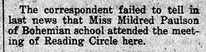 Newspaper Clipping - Click to Enlarge. Photo of Newspaper Clipping