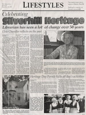 Newspaper Clipping - Click to Enlarge. Photo of Newspaper Clipping