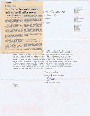 Newspaper Clipping - Click to Enlarge. Photo of Newspaper Clipping