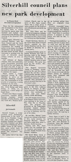 Newspaper Clipping - Click to Enlarge. Photo of Newspaper Clipping