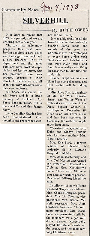 Newspaper Clipping - Click to Enlarge. Photo of Newspaper Clipping