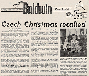 Newspaper Clipping - Click to Enlarge. Photo of Newspaper Clipping