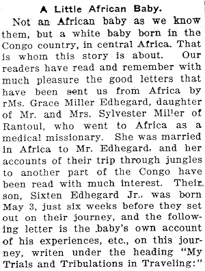 Newspaper article. - Click to Enlarge. Photo of Newspaper article.