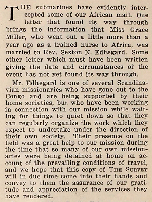 Newspaper article. - Click to Enlarge. Photo of Newspaper article.