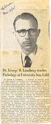 Dr. George D. Lundberg