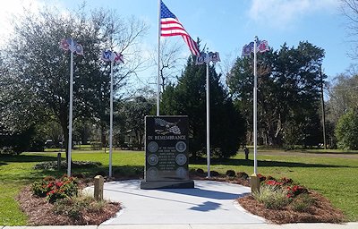 Photo of The Silverhill Veterans Memorial.