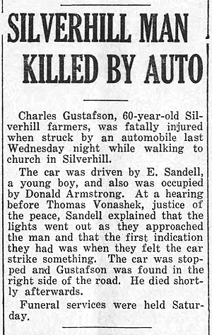 Newspaper Clipping - Click to Enlarge. Photo of Newspaper Clipping