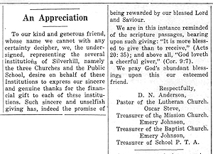 Newspaper Clipping - Click to Enlarge. Photo of Newspaper Clipping