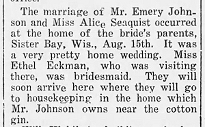 Newspaper Clipping - Click to Enlarge. Photo of Newspaper Clipping