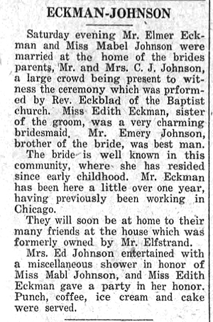 Newspaper Clipping - Click to Enlarge. Photo of Newspaper Clipping