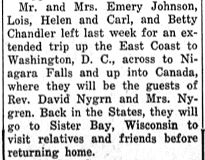 Newspaper Clipping - Click to Enlarge. Photo of Newspaper Clipping