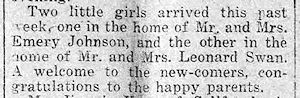 Newspaper Clipping - Click to Enlarge. Photo of Newspaper Clipping