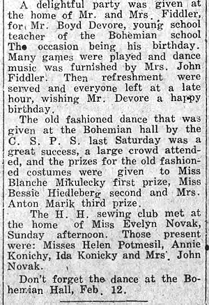 Newspaper Clipping - Click to Enlarge. Photo of Newspaper Clipping