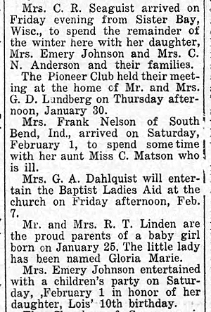 Newspaper Clipping - Click to Enlarge. Photo of Newspaper Clipping