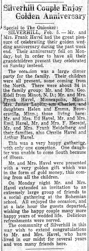 Newspaper Clipping - Click to Enlarge. Photo of Newspaper Clipping