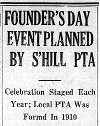 Founder's Day Banquet.