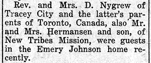 Newspaper Clipping - Click to Enlarge. Photo of Newspaper Clipping