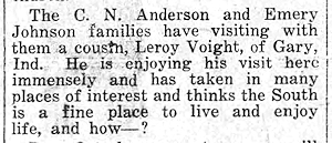 Newspaper Clipping - Click to Enlarge. Photo of Newspaper Clipping