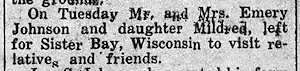 Newspaper Clipping - Click to Enlarge. Photo of Newspaper Clipping