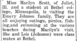 Newspaper Clipping - Click to Enlarge. Photo of Newspaper Clipping