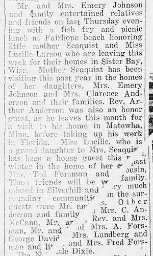 Newspaper Clipping - Click to Enlarge. Photo of Newspaper Clipping