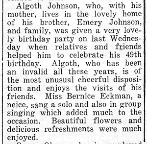 Newspaper Clipping - Click to Enlarge. Photo of Newspaper Clipping