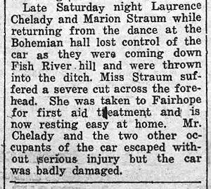 Newspaper Clipping - Click to Enlarge. Photo of Newspaper Clipping