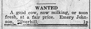 Newspaper Clipping - Click to Enlarge. Photo of Newspaper Clipping