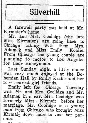 Newspaper Clipping - Click to Enlarge. Photo of Newspaper Clipping