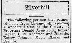 Newspaper Clipping - Click to Enlarge. Photo of Newspaper Clipping