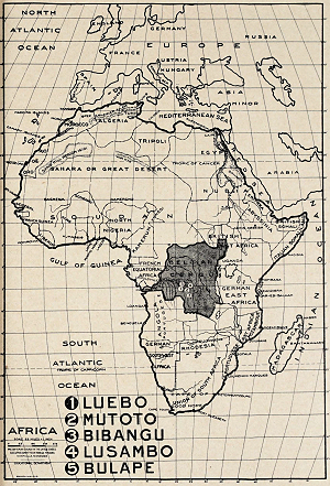 Map of Africa. - Click to Enlarge. Photo of Map of Africa.