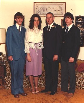 Bill with his children.