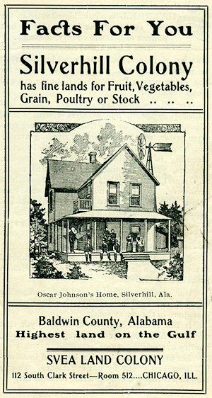 Silverhill promotional pamphlet. - Click to Enlarge. Photo of Silverhill promotional pamphlet.
