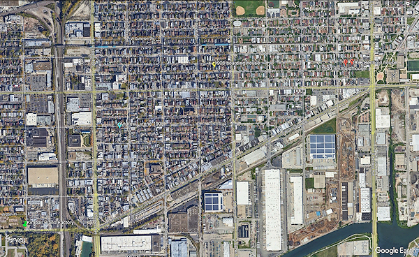Chicago map.