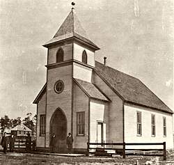 Mission Covenant Church about 1905, looking NE.