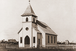 Mission Covenant Church about 1908, looking NE.