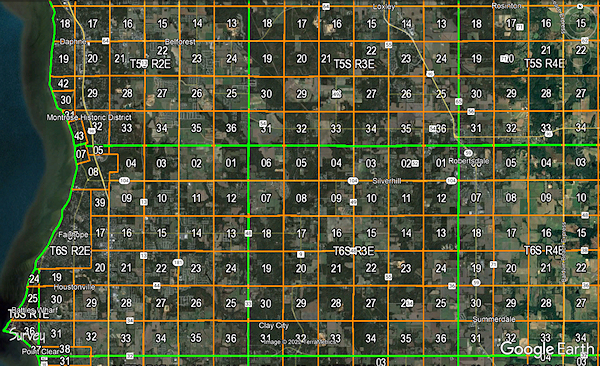 Photo of map.