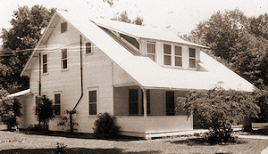 Lutheran Church Parsonage about 1972, looking NE.