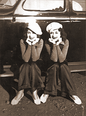 Photo of Maier Doublemint Twins. Photo of Maier Doublemint Twins.