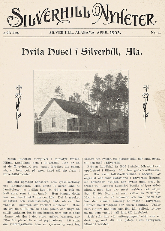 Photo of Hilma Lundblad.