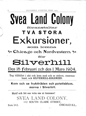 Excursion ad - Click to Enlarge. Photo of Excursion ad
